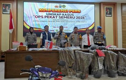Operasi Pekat Semeru Polres Kediri: Narkoba, Judi, hingga Petasan Ilegal Terbongkar