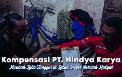 Disaksikan LSM LIRA, Kontraktor Sekolah Rakyat Kediri Tanggung Biaya Pengobatan Korban Kecelakaan