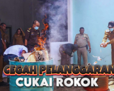 Pemkot Kediri Musnahkan Puluhan Ribu Batang Rokok Hasil Pelatihan DBHCHT