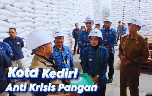 Walikota Pastikan Stok Beras di Kediri Aman 25 Bulan ke Depan