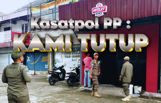 Atas Laporan GP Ansor, Satpol PP Kota Kediri Segel Outlet 23 HWG, Jual Miras Tanpa Izin Resmi Atas Laporan GP Ansor, Satpol PP Kota Kediri Segel Outlet 23 HWG, Jual Miras Tanpa Izin Resmi