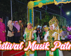 Gema Takbir Berpadu Musik Patrol, Semarakkan Malam Lebaran di Kota Kediri