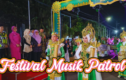 Gema Takbir Berpadu Musik Patrol, Semarakkan Malam Lebaran di Kota Kediri
