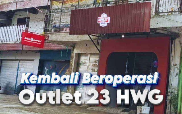 Outlet 23 HWG Kota Kediri Kembali Berjualan, Warga Ngaku Terima Bantuan Dana