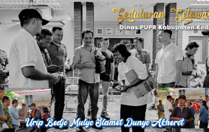 Dinas PUPR Kabupaten Kediri: Hangatkan Silaturahmi, Ratusan Warga Dhuafa Terima Santunan