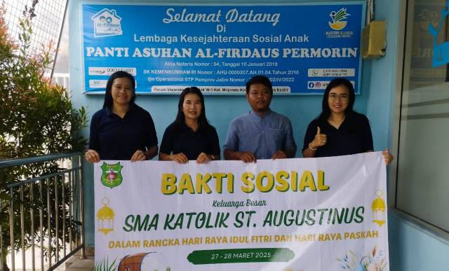 Ramadan dan Pra-Paskah, SMAK St. Augustinus Kediri Perkuat Toleransi Lewat Aksi Sosial