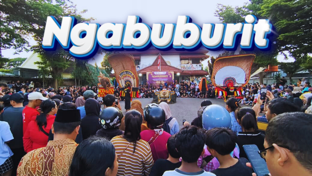 Irama Gamelan Meriahkan Ramadan, Reog dan Penanaman Beringin Warnai Ngabuburit di Halaman DisbudparporaKota Kediri