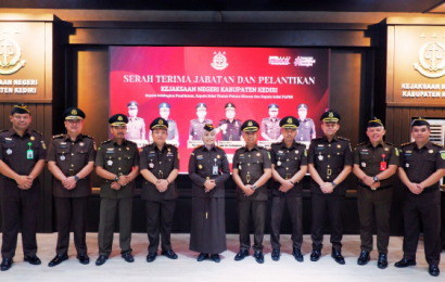Penyegaran Struktur di Kejari Kabupaten Kediri, Lantik Tiga Pejabat Baru