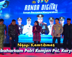 Ngopi Kamtibmas Bareng Kabaharkam Polri, Kota Kediri Resmikan Ronda Digital 24 Jam