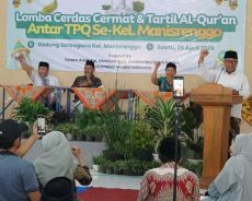 47 Peserta Ramaikan Lomba Tartil dan Cerdas Cermat, Gus Qowim: Terangilah Kota Kediri dengan Al-Qur’an