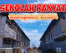 Terbaik se-Indonesia! Sekolah Rakyat Kabupaten Kediri Masuk Klaster 1, Progres Capai 47 Persen