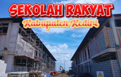 Terbaik se-Indonesia! Sekolah Rakyat Kabupaten Kediri Masuk Klaster 1, Progres Capai 47 Persen