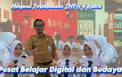 Dari Wayang hingga Smart TV, Inovasi Literasi SMPN 4 Kediri Wujudkan Ruang Edukasi Interaktif