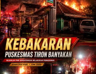 Kebakaran Hebat Layanan Medis Kembali Terjadi Kediri: Puskesmas Desa Tiron Dilalap Api, Diduga Korsleting!” Kebakaran Hebat Layanan Medis Kembali Terjadi Kediri: Puskesmas Desa Tiron Dilalap Api, Diduga Korsleting!”