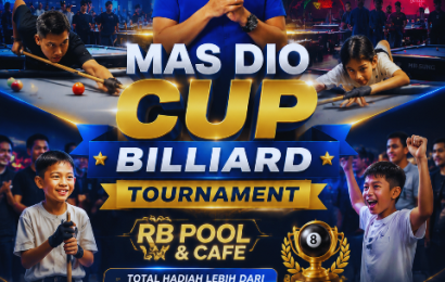MAS DIO CUP 2026: Turnamen Biliar Menghidupkan Prestasi Atlet Kota Kediri