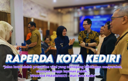 Wali Kota Vinanda Ungkap Strategi Baru : Jalan Aman, Pangan Stabil dan Bantuan untuk Partai Politik di Kota Kediri