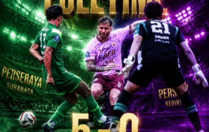 Derby Jawa Timur Berakhir Tragis: Persik Dibantai Bajul Ijo di Gelora Bung Tomo