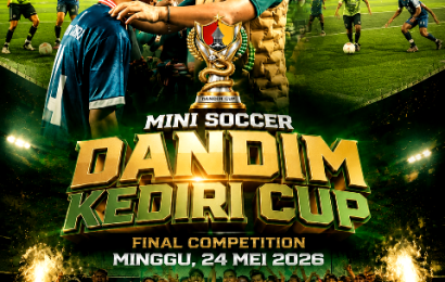 Dandim Cup Mini Soccer 2026, Sajika Aksi Heroik SMKN 1 Kota Kediri Kalahkan SMA Kemala Bhayangkari di Partai Final