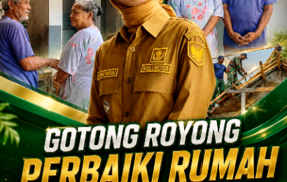 Di Tengah Rumah Nyaris Roboh, Gotong Royong Warga Pocanan Nyalakan Harapan Sukamto
