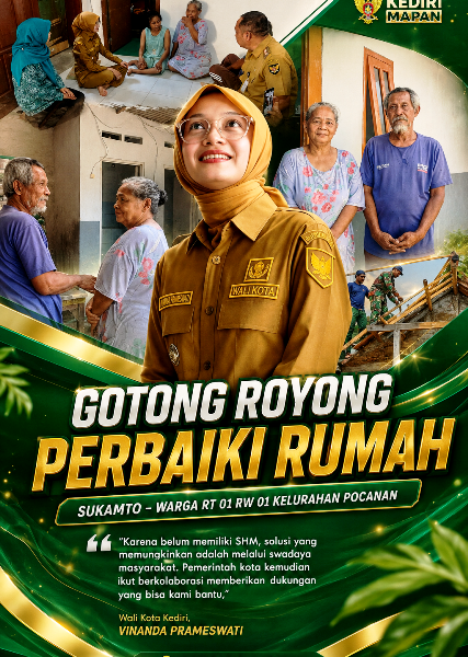 Di Tengah Rumah Nyaris Roboh, Gotong Royong Warga Pocanan Nyalakan Harapan Sukamto