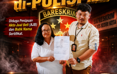 Warga Kediri Laporkan Notaris ke Polisi, Setahun Lebih Akta Jual Beli Tak Kunjung Beres Warga Kediri Laporkan Notaris ke Polisi, Setahun Lebih Akta Jual Beli Tak Kunjung Beres