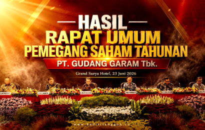 Rilis ​Hasil Rapat Umum Pemegang Saham Tahunan PT. Gudang Garam Tbk