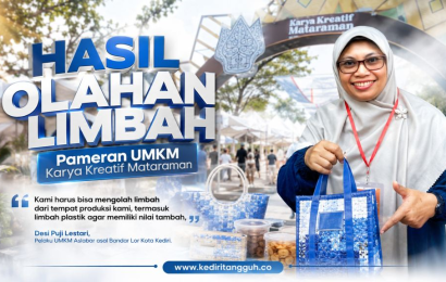 Berawal dari Limbah Plastik, UMKM Kediri Raup Pelanggan Baru Berkat Sentuhan Bank Indonesia