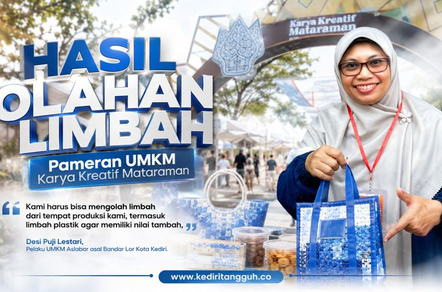 Berawal dari Limbah Plastik, UMKM Kediri Raup Pelanggan Baru Berkat Sentuhan Bank Indonesia