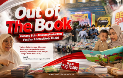 Diskon Besar dan Buku Rp10 Ribuan, Festival Literasi Kediri Jadi Magnet Pecinta Buku