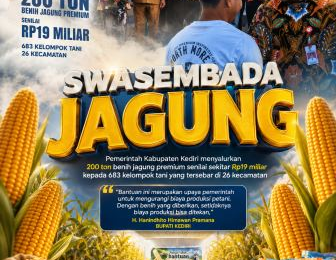 Pemkab Kediri Gelontorkan 200 Ton Benih Jagung, Strategi Menuju Swasembada