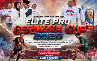 Dari Gerindra untuk Timnas Indonesia, Turnamen Usia Muda Siap Lahirkan Talenta Sepak Bola Nasional