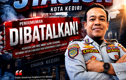 Mendadak CFN Stasiun Dibatalkan, Ini Penjelasan Kadishub Kota Kediri Mendadak CFN Stasiun Dibatalkan, Ini Penjelasan Kadishub Kota Kediri