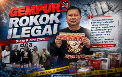 Disembunyikan di Box Terpisah, Ribuan Batang Rokok Ilegal Terbongkar di Kediri