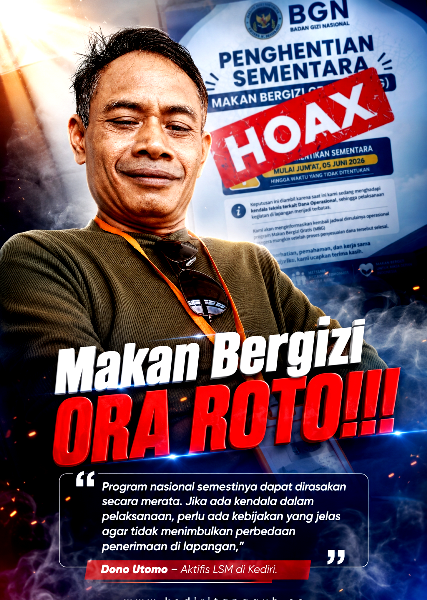 Program MBG Tak Merata di Kediri, Aktivis: Jangan Sampai Terbukti “Maling Berkedok Gizi”