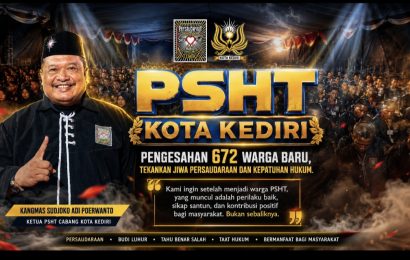 Dari Bela Diri ke Pengabdian Sosial, Ini Pesan Ketua PSHT Saat Sahkan 672 Warga Baru