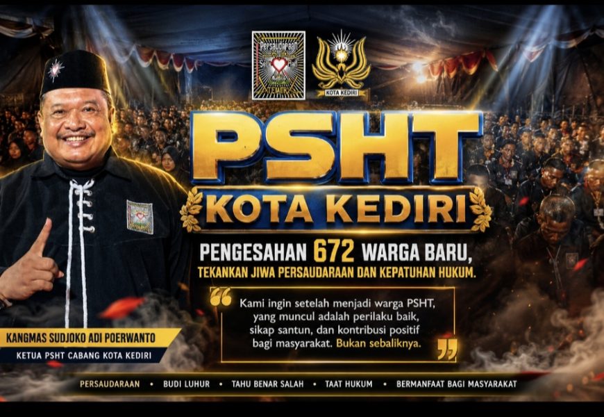 Dari Bela Diri ke Pengabdian Sosial, Ini Pesan Ketua PSHT Saat Sahkan 672 Warga Baru