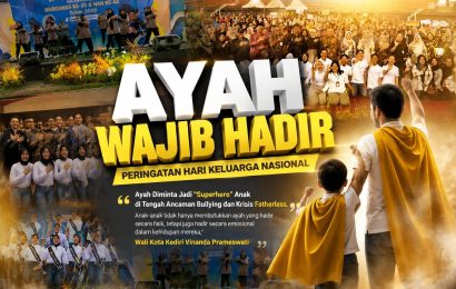 Wali Kota Kediri Serukan Gerakan “Ayah Wajib Hadir” untuk Selamatkan Masa Depan Generasi