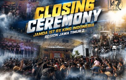 Bukan Sekadar Kopdar, Jamda 1st RX King Jatim 2 Tinggalkan Jejak Sosial dan Cerita Kebersamaan dari Kota Kediri
