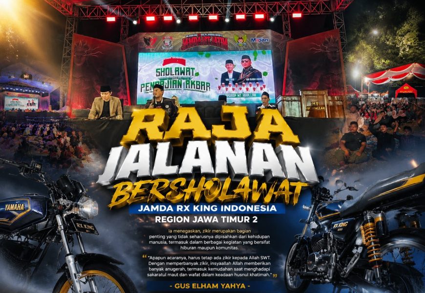 RX King Bersholawat : Saat Raungan Mesin Raja Jalanan Berpadu Lantunan Zikir Penuh Makna RX King Bersholawat : Saat Raungan Mesin Raja Jalanan Berpadu Lantunan Zikir Penuh Makna