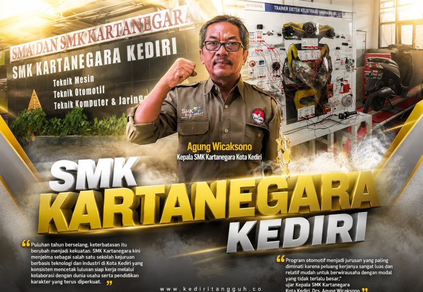 Di Balik Kesuksesan SMK Kartanegara Kediri, Ada Perjuangan dari Bengkel Sederhana hingga Kelas Industri