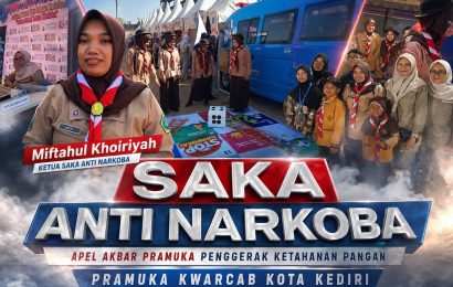 BNN Kota Kediri Bentuk Saka Anti Narkoba, Pramuka Kini Jadi Garda Depan Selamatkan Generasi Muda BNN Kota Kediri Bentuk Saka Anti Narkoba, Pramuka Kini Jadi Garda Depan Selamatkan Generasi Muda