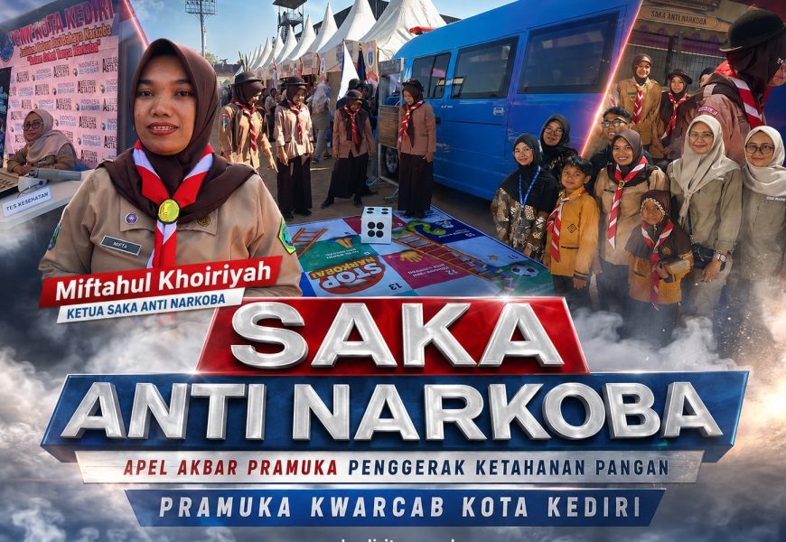 BNN Kota Kediri Bentuk Saka Anti Narkoba, Pramuka Kini Jadi Garda Depan Selamatkan Generasi Muda BNN Kota Kediri Bentuk Saka Anti Narkoba, Pramuka Kini Jadi Garda Depan Selamatkan Generasi Muda