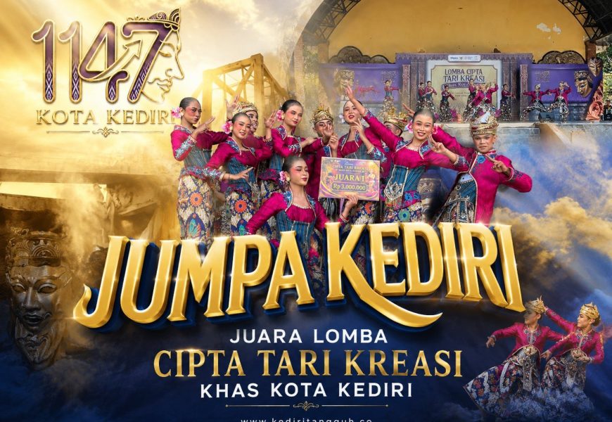 Dari Kisah Perjumpaan di Jembatan Brawijaya Lahir Tarian, Juara I Lomba Cipta Kreasi Khas Kota Kediri 2026 Dari Kisah Perjumpaan di Jembatan Brawijaya Lahir Tarian, Juara I Lomba Cipta Kreasi Khas Kota Kediri 2026