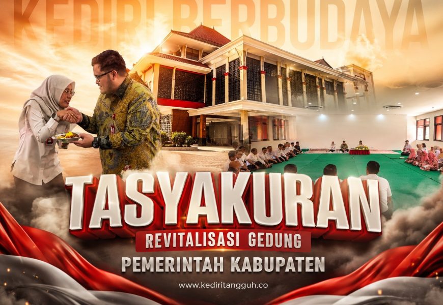 Usai Direvitalisasi, Gedung Pemkab Kediri Kembali Berdenyut, Mas Dhito: Saatnya Bekerja Lebih Maksimal