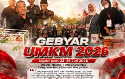 Gebyar UMKM Kediri Resmi Dibuka, Produk Lokal Didorong Tembus Pasar Digital Gebyar UMKM Kediri Resmi Dibuka, Produk Lokal Didorong Tembus Pasar Digital