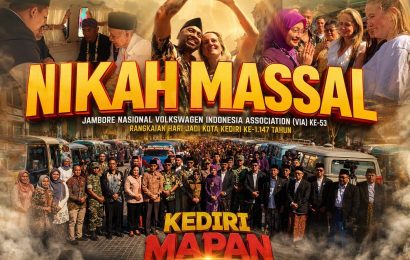 Ketika Cinta Melaju Bersama VW Kombi: Rekor MURI di Kediri Hadirkan Harapan bagi 53 Pasangan