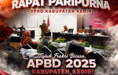Tujuh Fraksi DPRD Kediri Bergantian Soroti Pertanggungjawaban APBD 2025, Pemerintah Daerah Siapkan Jawaban