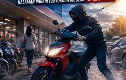 Motor Raib Saat Pemilik Asyik Belanja, Keamanan Parkir Toko Modern di Kediri Jadi Sorotan Motor Raib Saat Pemilik Asyik Belanja, Keamanan Parkir Toko Modern di Kediri Jadi Sorotan