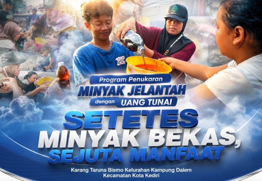 Karang Taruna di Kota Kediri Bikin Terobosan, Minyak Jelantah Ditukar Uang Tunai Karang Taruna di Kota Kediri Bikin Terobosan, Minyak Jelantah Ditukar Uang Tunai