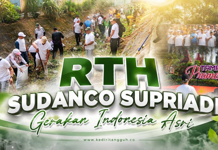 RTH Baru di Kediri Resmi Dibuka, Air Terjun Buatan Jadi Daya Tarik Pengunjung